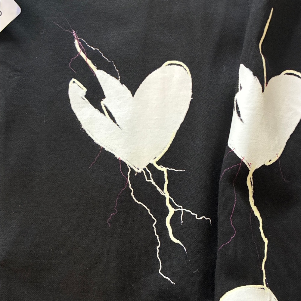 Lovesick by Torrid Black Bomber Jacket with Skull and Heart Accents - Picture 7 of 12